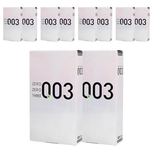 오카모토 0.03 플래티넘 초박형 콘돔, 10개입, 10개