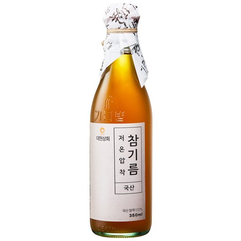 대현상회 저온압착 국산 참기름, 2개, 180ml