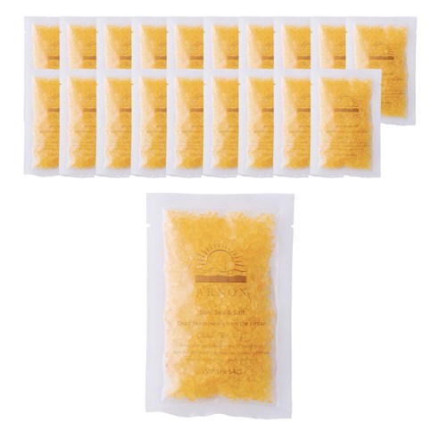 아르논 사해소금 입욕제 레몬, 80g, 20개