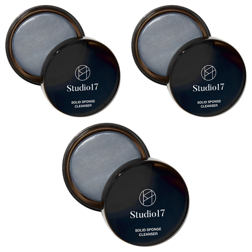 스튜디오17 브러쉬 퍼프 클렌저, 44g, 3개