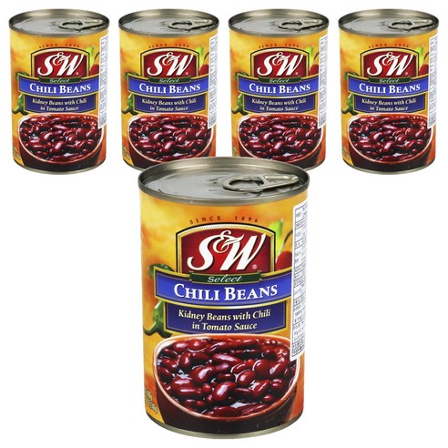 에스앤더블유 칠리빈스, 400g, 5개