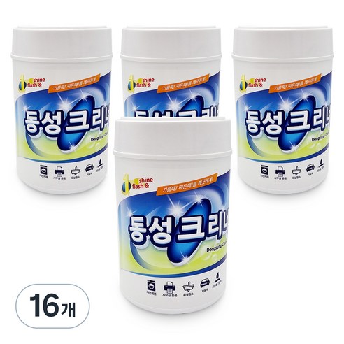 동성크리너 티슈형 세정제 150p, 16개