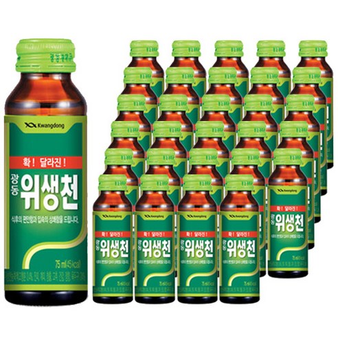  건강과 스포츠용품 세트 헬스/건강식품 광동 위생천, 75ml, 30개