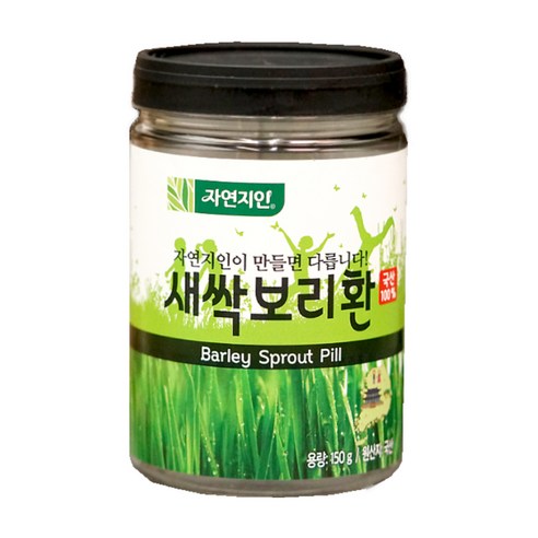 자연지인 용기형 새싹보리환, 150g, 1개