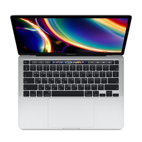 Apple 2020 맥북 프로 터치바 13.3, 실버, 코어i5 8세대, 256GB, 16GB, MAC OS, CTO (Z0Z4000FW)