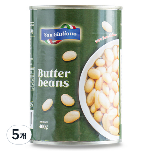 SANGIULIANO 버터빈, 400g, 5개
