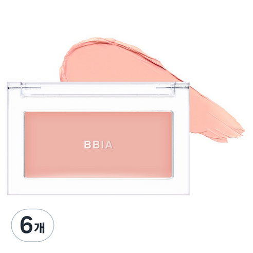 삐아 레디 투 웨어 다우니 치크 블러셔 3.5g, 11 다우니 페탈, 6개