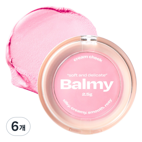 얼터너티브스테레오 바미 크림 치크 2.5g, 6개, 09 Cotton Candy
