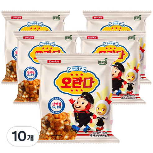 프로엠 단백질 오란다 강정, 100g, 10개