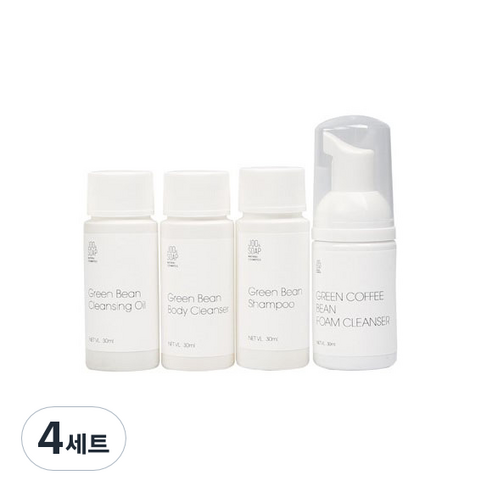 JOOLIFE 여행용 클렌징 4종 세트, 4세트