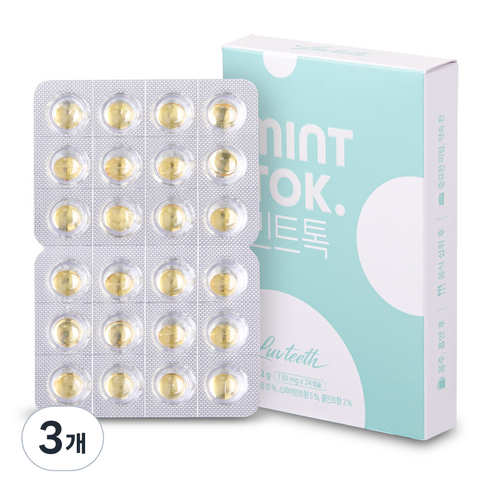 럽티스 민트톡, 3.12g, 3개