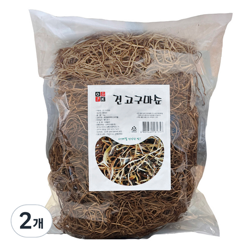 오케이 건고구마순, 2개, 1kg