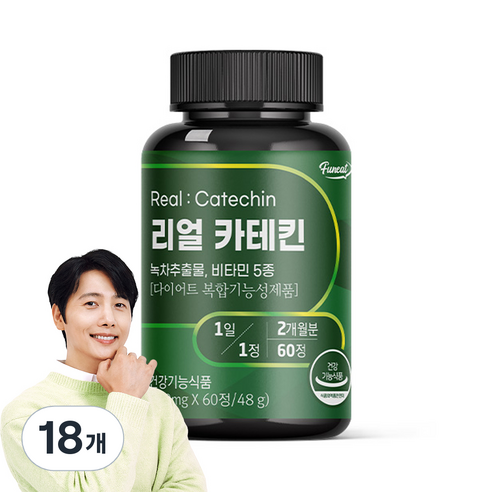 퍼니트 리얼 카테킨 800mg, 60정, 18개