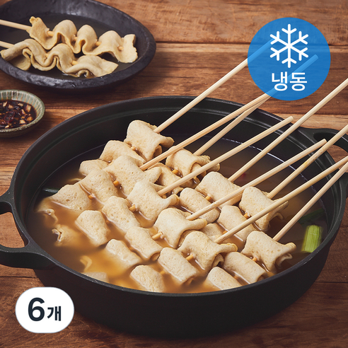 고래주방 꼬치어묵 (냉동), 366g, 6개