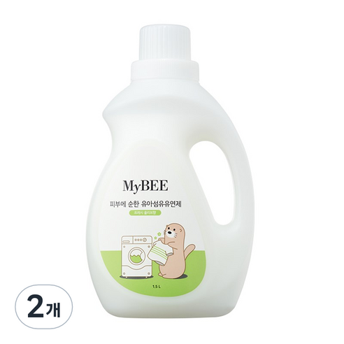 마이비 순한 유아유연제 1500ml, 1.5L, 2개