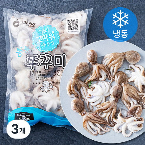 고마워 IQF 통통 쭈꾸미 (냉동), 800g(22~26미), 3개