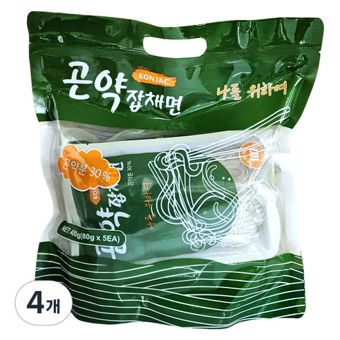 곤약잡채면 5p, 400g, 4개