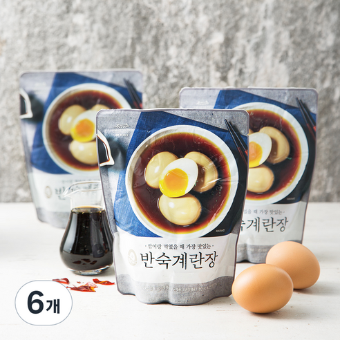 풍요한아침 반숙계란장, 400g, 6개 상품리뷰