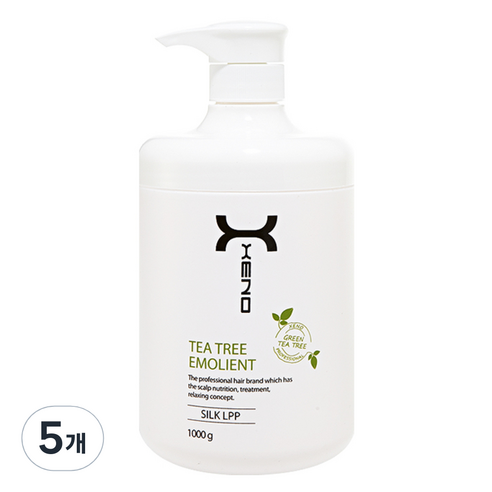 제노 티트리 에몰리언트 실크 LPP 트리트먼트, 1000g, 5개
