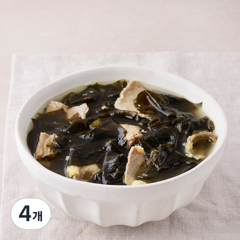 바다원 초이스쿡 소고기미역국, 600g, 4개