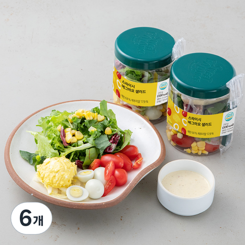 스윗밸런스 스파이시 에그마요, 250g, 6개