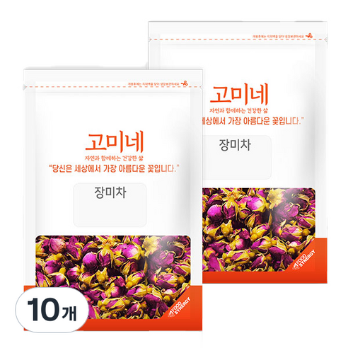 고미네 장미차, 40g, 1개입, 10개