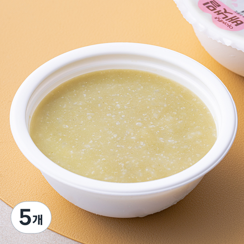 배냇밀 초기 5~7개월 한우 근대 미음, 혼합맛(한우/근대), 150g, 5개