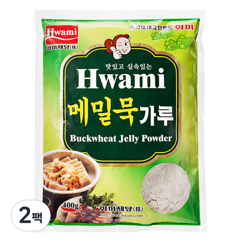 화미_메밀묵가루 400G 1팩, 2팩