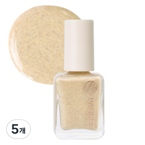 파셋 셀럽 네일컬러 폴리쉬 매니큐어, 86 앙고라크림옐로우, 7ml, 5개