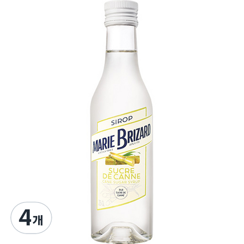 마리브리자드 사탕수수 시럽, 4개, 250ml