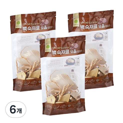몸애조화 능이버섯이 들어간 백숙재료, 6개, 135g