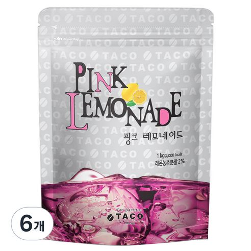 타코 핑크레모네이드, 1kg, 6개