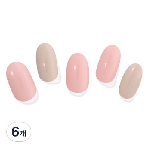 모노몬드 젤네일 스티커, 6개, 115 Peony