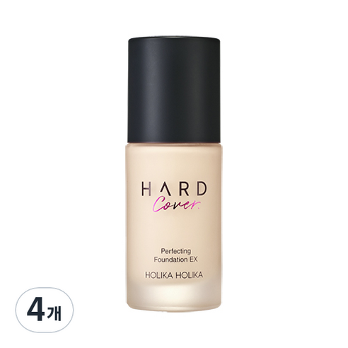 홀리카홀리카 하드커버 퍼펙팅 파운데이션 EX01 30ml, 웜아이보리, 4개