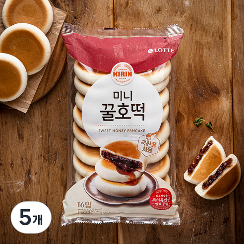 기린 미니 꿀호떡, 400g, 5개