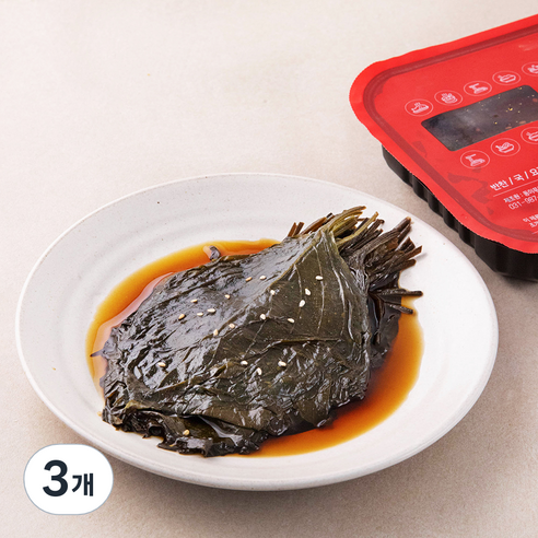 간장깻잎 절임, 300g, 3개