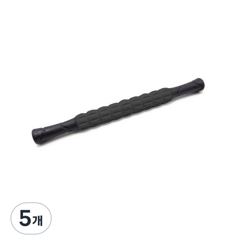 9절 마사지바 롤러스틱, 5개, 블랙