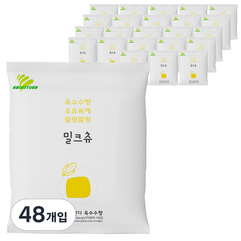 더스윗 밀크츄 캔디 옥수수, 70g, 48개입
