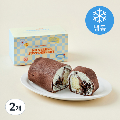 빌리엔젤 피스타치오 쇼콜라 수건 케이크 (냉동), 120g, 2개
