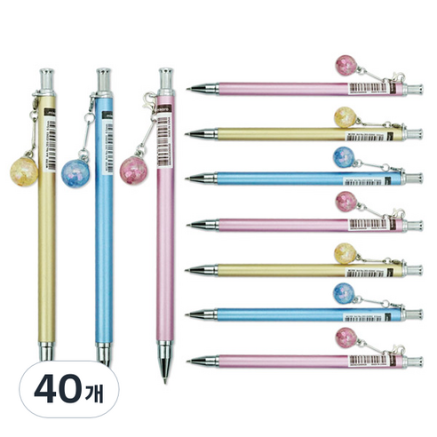 미소로 1200 블링블링 방울샤프 2093 9 x 150 mm 랜덤 발송, 0.5mm, 40개