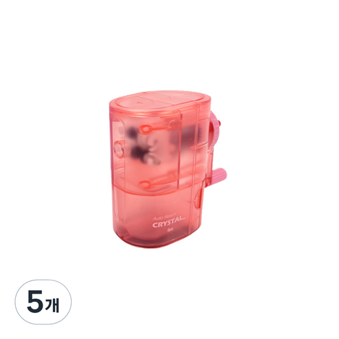 아이비스 오토리턴 크리스탈 연필깎이 (SP11565), 핑크, 5개