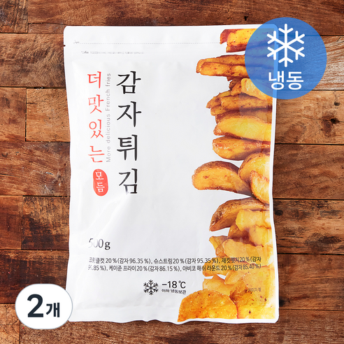 더 맛있는 모듬 감자튀김 (냉동), 500g, 2개