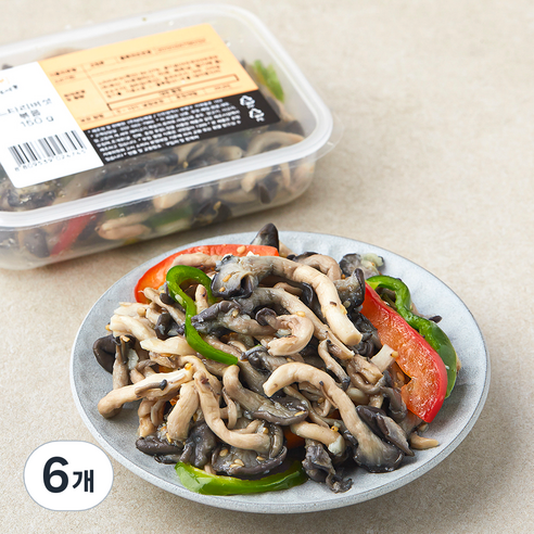 남도애꽃 느타리버섯 볶음, 150g, 6개