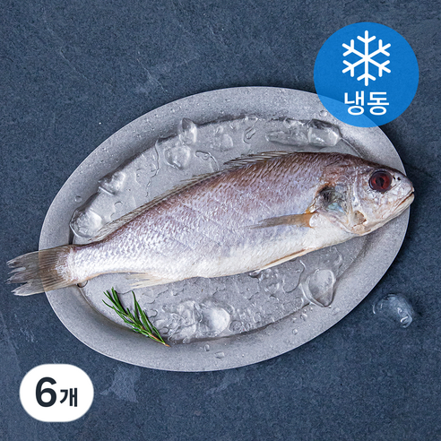 다미원 국내산 손질 백조기 (냉동), 220g, 6개