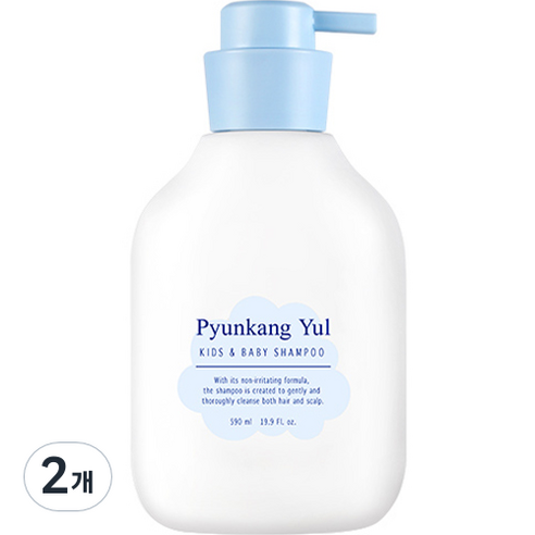 편강율 키즈 앤 베이비 샴푸 스위트허브, 2개, 590ml