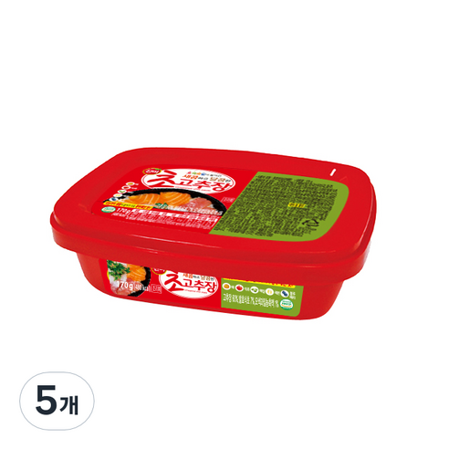 진미 양념이된초고추장, 170g, 5개