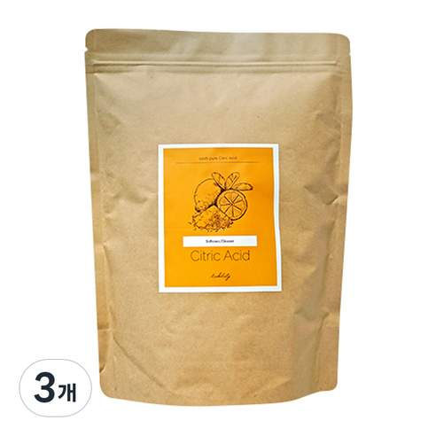 에코빌리티 무수구연산, 1.2kg, 3개