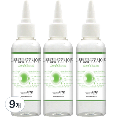 맑을담 라우릴글루코사이드 뷰티소품 100ml, 9개