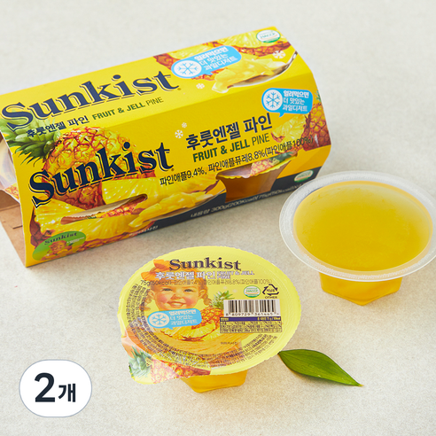 썬키스트 후룻엔젤 파인, 75g, 4개입, 2개
