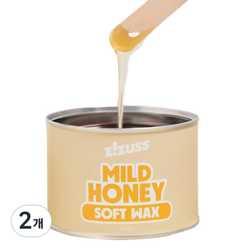 지저쓰 소프트왁스 마일드허니, 400ml, 2개